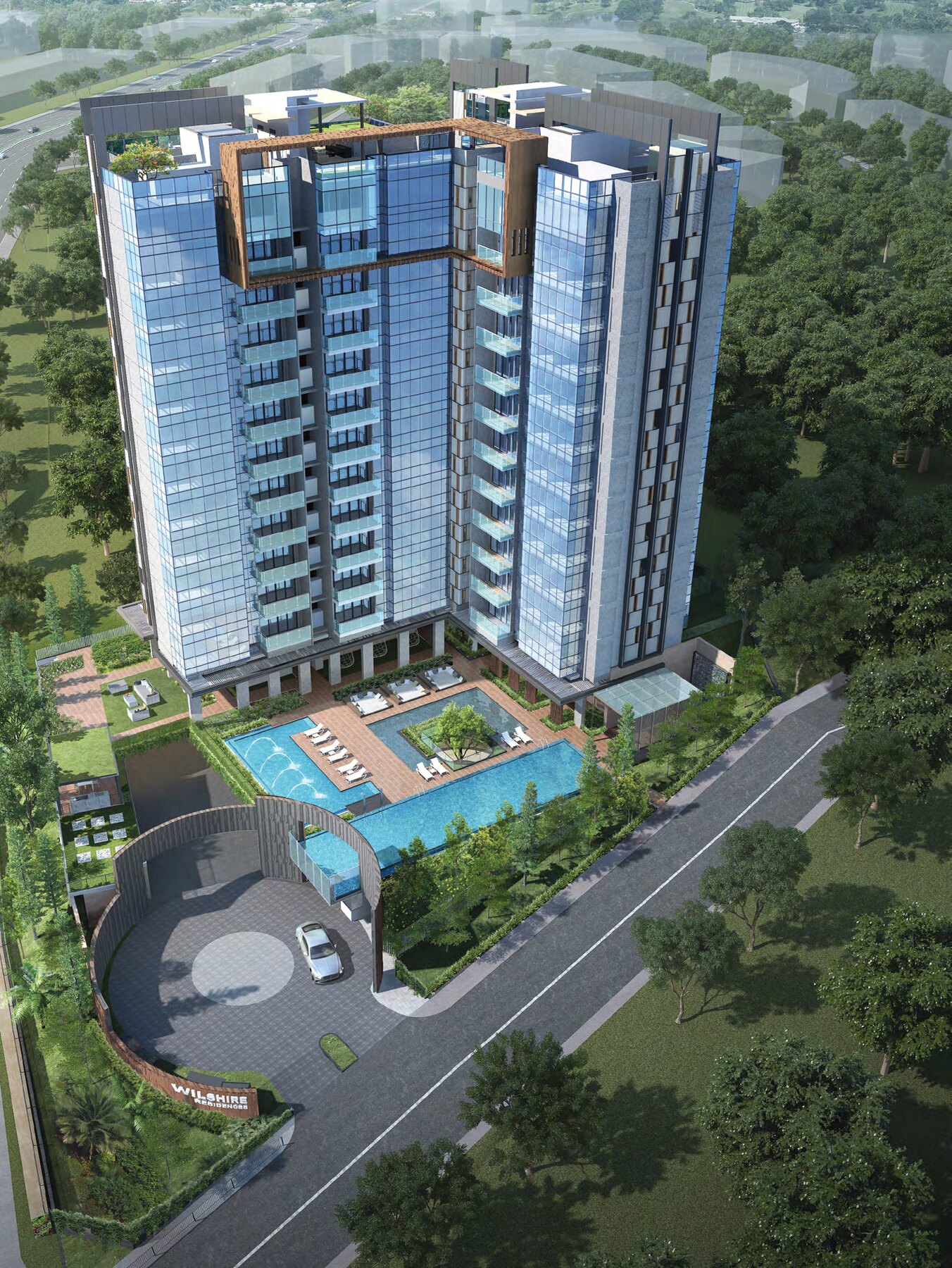 Aerial view (artist’s impression)